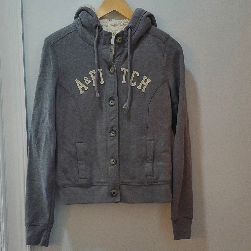 Abercrombie and Fitch Sherpa Hoodie